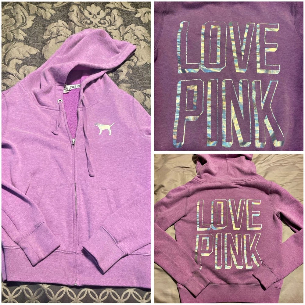 PINK zip hoodie